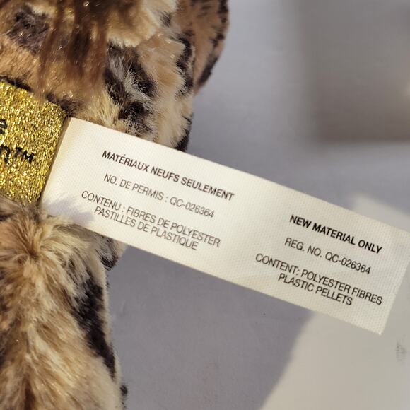 Gund Sadie Spotsam Plush Toy 6" Leopard Sparkle Accents Cat Stuffed Animal - Picture 8 of 11